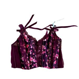 Victoria’s Secret Unlined Lace-Up Corset Top